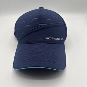 NEW Porsche Design Lifestyle Unisex Curved Brim Snapback Navy Blue Premium